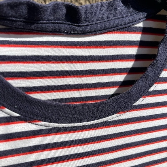 Women's Lululemon T-Shirt Multicolor Striped NO SIZE Casual City Stretch Active - Picture 8 of 10